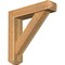 Ekena Millwork Traditional Craftsman Rough Sawn Bracket w/ Offset Brace, Western Red Cedar, 6"W x 26"D x 26"H BKT0604X26X26TRA04RWR - alternate 1